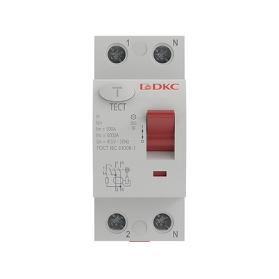 Селективное устройство защитного отключения УЗО ВДТ YON MAX MDL100, 2P, 300mA, 25A, type A-S