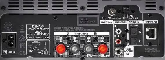 Denon RCD-N10 White