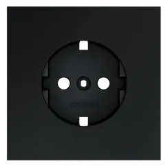 Накладка для розетки с заземлением Voltum S70 Графит VLS000607
