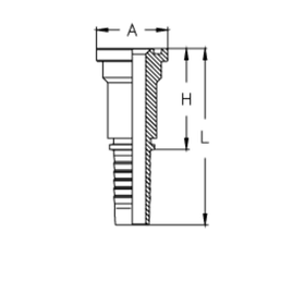 Фитинг DN 20 SFL 3/4 38.1