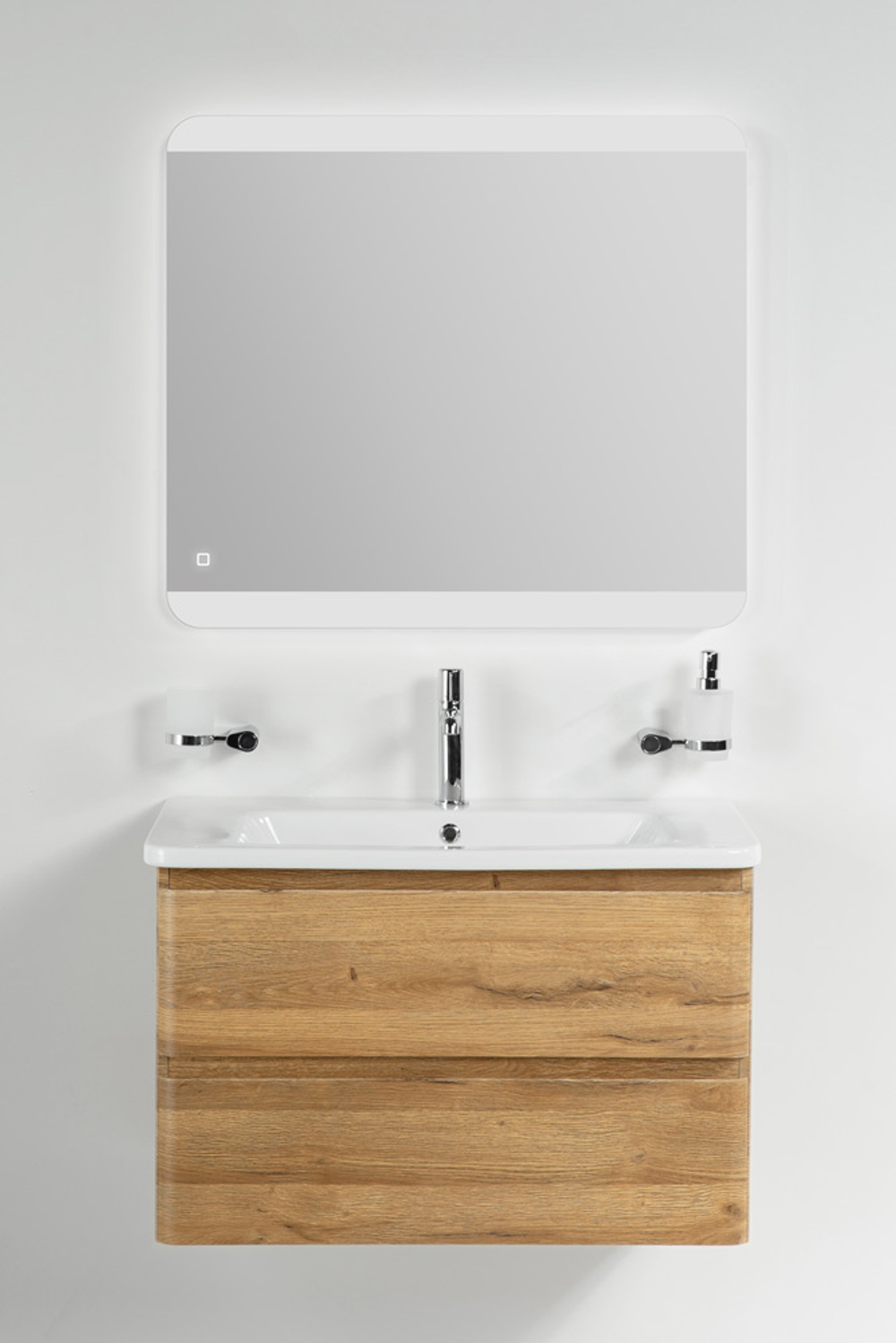 Тумба подвесная с керамической раковиной BelBagno ALBANO-CER-1050-2C-SO-RR
