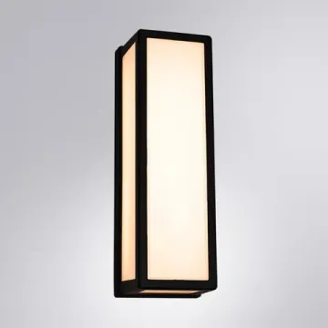 Уличный настенный светильник 2*E27 A8526AL-2BK черный Alphard Arte lamp