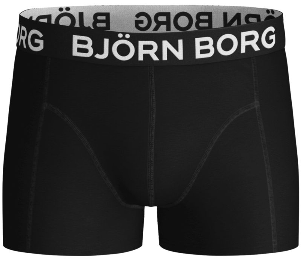 Спортивные боксерки Bj_rn Borg Shorts Solid 3P B - black beauty