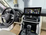 Магнитола для Toyota Land Cruiser 300 (экран климата снизу) - RDL-LC300 монитор 12.3" на Android 14, Быстрая, CarPlay, 4G SIM-слот