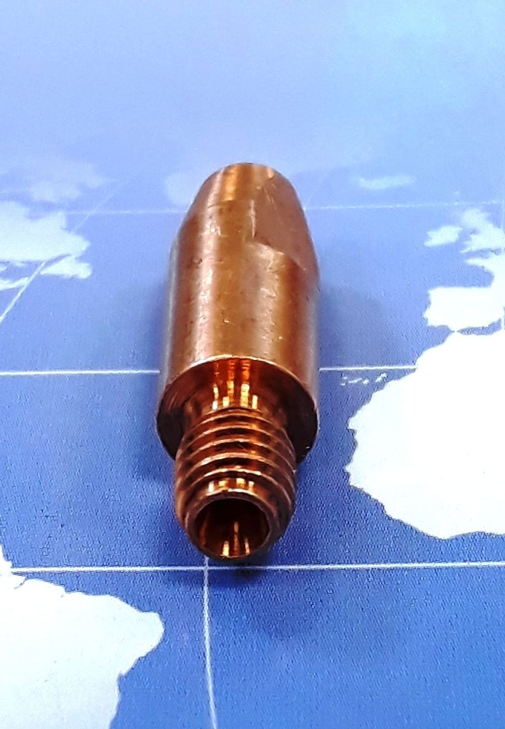 340P103069 Наконечник контактный CuCrZr Ø1,0 мм., M6x28,0 мм., для сварочных горелок MIG/MAG TBi
