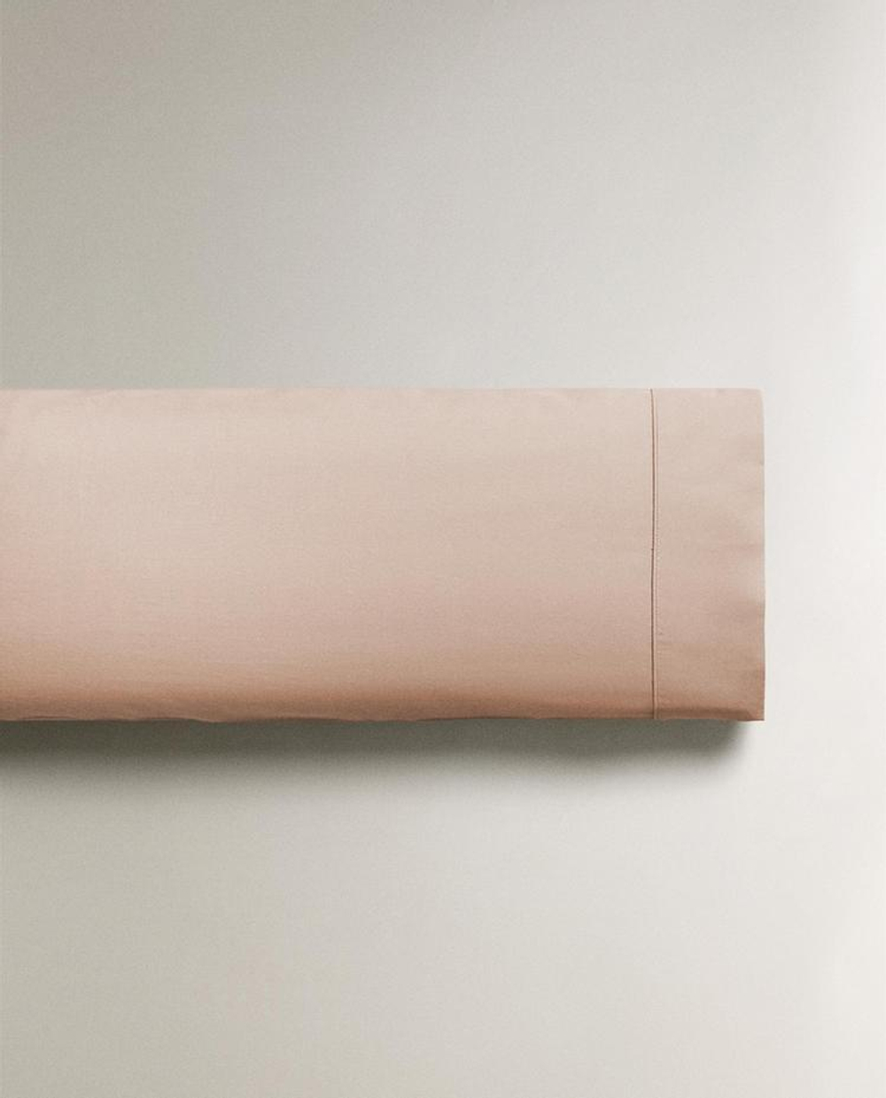 ZARA HOME (300 НИТЕЙ) НАВОЛОЧКА ИЗ ХЛОПКА ПЕРКАЛЬ, РОЗОВЫЙ
