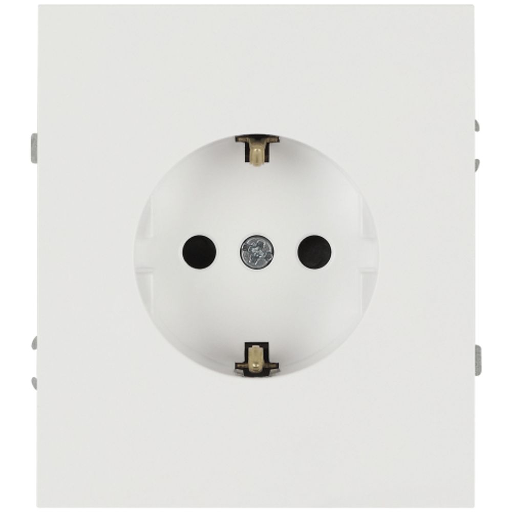 Розетка ЭРА Arktik 16-2101-08 с заземлением 2P+E Schuko 16А-250В белый матовый | Эра Arktik