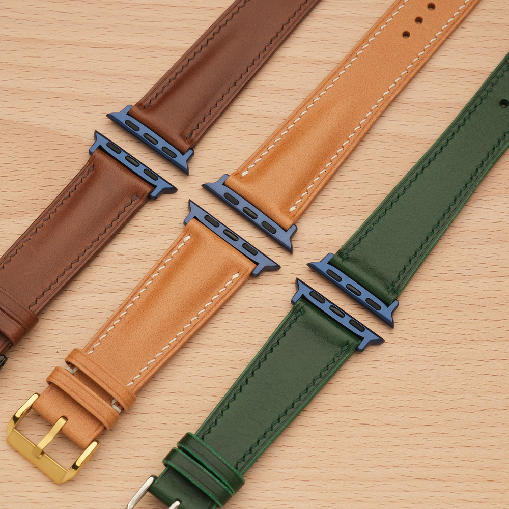 Синие адаптеры на шпильках для Apple Watch (цвет Blue)