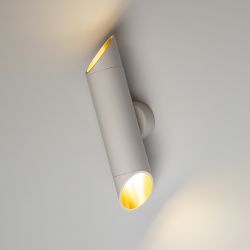 Светильник настенный ЭРА WL52 WH/GD под лампу MR16 GU10 белый/золото | Настенная подсветка