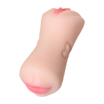 Телесный двусторонний мастурбатор 17см ротик и вагина ToyFa Juicy Pussy Pretty Mouth 893020