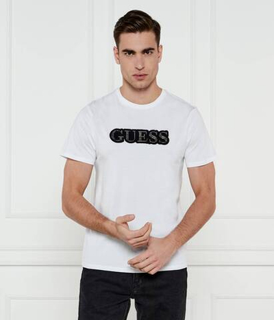 Футболка EMBELLISHED LOGO GUESS - белый(M4BI64 K9RM1)