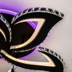 Потолочный светильник LED4U L2839-5 BK