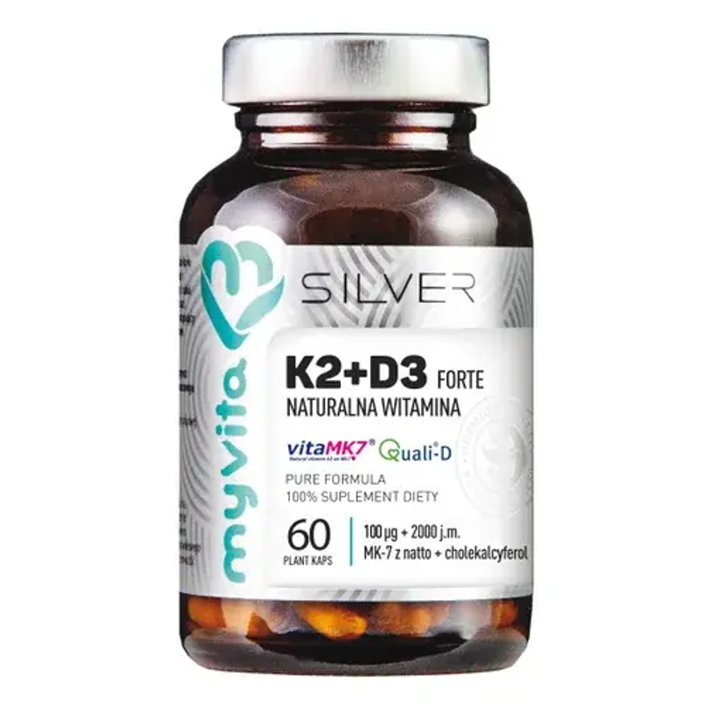 MyVita Silver Vitamin K2 + D3 Forte - 60 капсул