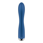 Синий вибратор-кролик с ротацией 20см Satisfyer Spinning Rabbit 1