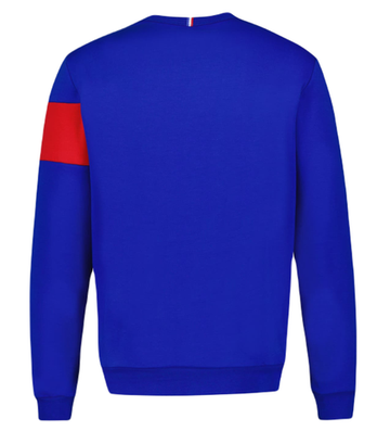 Мужская теннисная кофта Le Coq Sportif TRI Crew Sweat N°1 SS23 - небесный