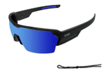 Спортивные очки с диоптриями OCEAN Race Matt Black / Revo Blue Polarized lenses