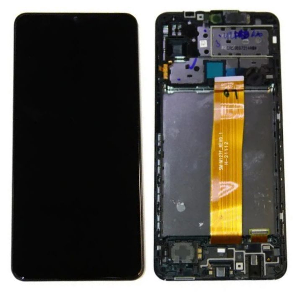 Дисплей для Samsung Galaxy M12 (M127F) с тачскрином и рамкой Черный - OR