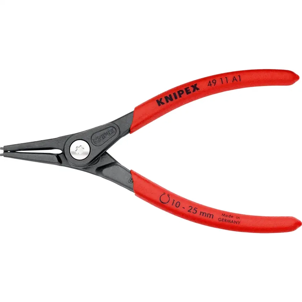 Прецизионные щипцы для стопорных колец черненая 140 мм Knipex 49 11 A1 SB
