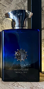 Interlude Black Iris Amouage 100ml (Коробка парфюма без слюды, парфюм новый, распаковка для фото)