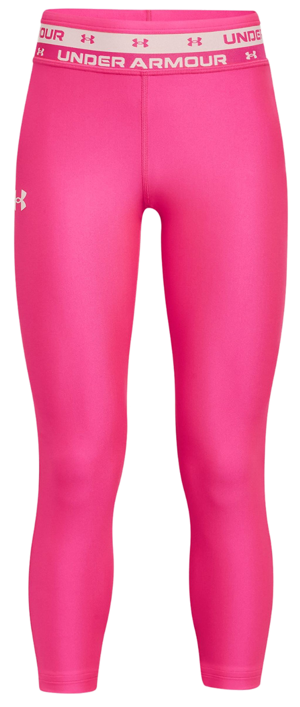 Штаны для девочки теннисные Under Armour HeatGear Armour Ankle Legging Junior - electro pink/bubble gum