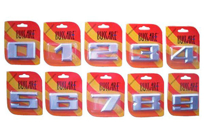 Цифра дверная BUSSARE MOD  7 - 6 SC