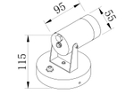 Уличный настенный светильник Maytoni Scope O025WL-01B