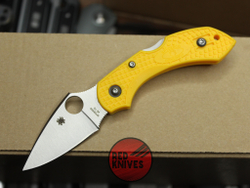 Нож Spyderco Dragonfly 2 C28PYL2 - желтая рукоять