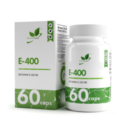 БАД "ВИТАМИН Е 400 МЕ" 60 КАПС (Naturalsupp)