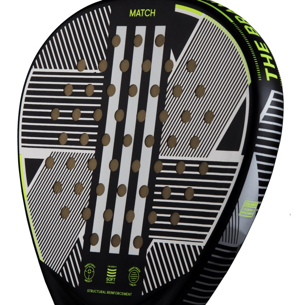 Rakieta do padla Adidas Match 3.3 2024 - black/lime