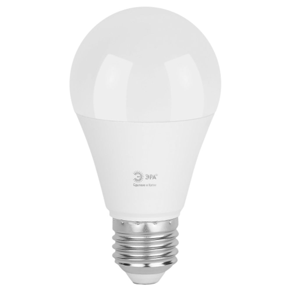 Лампа светодиодная ЭРА GREEN LINE LED A60-20W-840-E27 GL 20Вт груша яркий белый свет E27 | Лампы cветодиодные Груша (A)