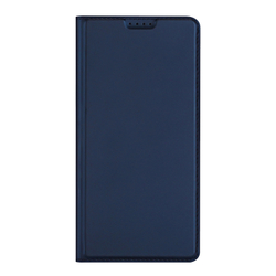 Чехол книжка синего цвета для Xiaomi 17T Pro, серия Skin Pro Series от Dux Ducis