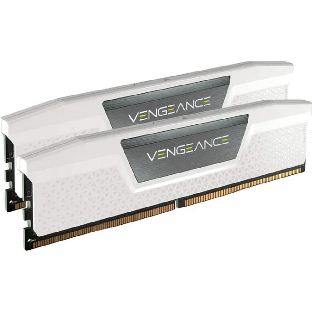 Оперативная память DIMM DDR5 32Gb, 6000Mhz, 2x16Gb, Corsair Venegance, White (CMK32GX5M2E6000Z36W)