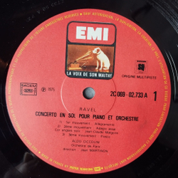 Винтажная виниловая пластинка LP Ravel Равель Tsigane Цыганка (France 1975)