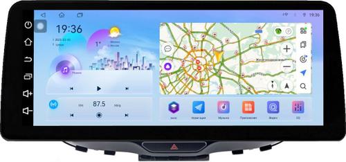Магнитола для KIA Soul 3 2019+ - FarCar монитор 12.3" 2K QLED на Android 14, Быстрая, CarPlay, 4G SIM-слот
