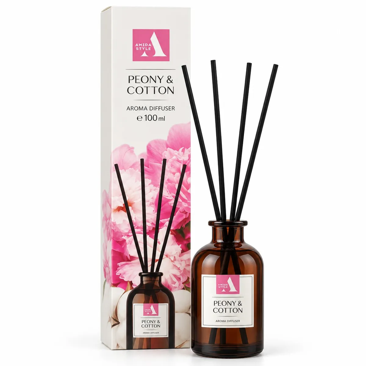 Aroma Style ароматический диффузор Peony & Cotton 100 мл — фото 6