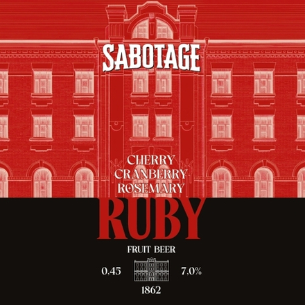 Пиво Саботаж Руби / Sabotage Ruby 20л - кег