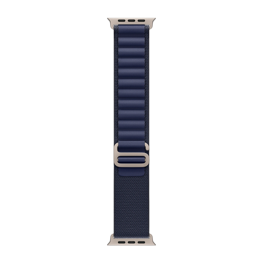 Умные часы Apple Watch Ultra 2 (2024) GPS + Cellular, 49mm, Natural Titanium Case with Navy Alpine Loop M, (Темно-синий)