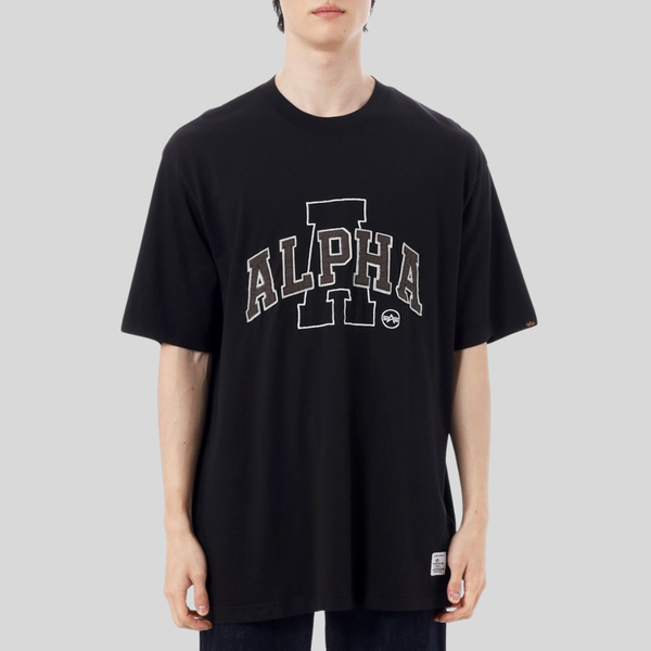 Футболка Alpha Industries UNFRM UNI Tee Black (Черный)