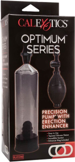 Помпа с эрекционым кольцом Precision Pump (Цвет: черный)