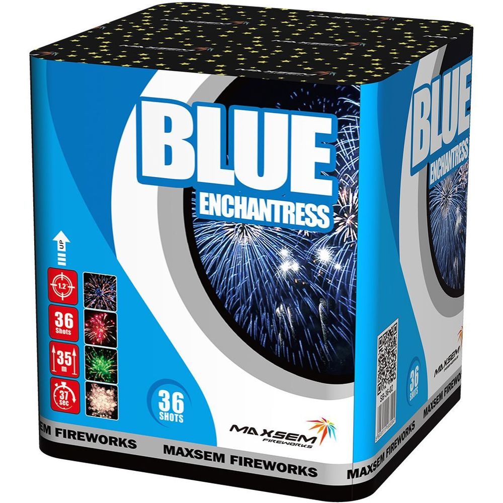 Батарея салютов «BLUE ENCHANTRESS»   1,2"/36 залпов