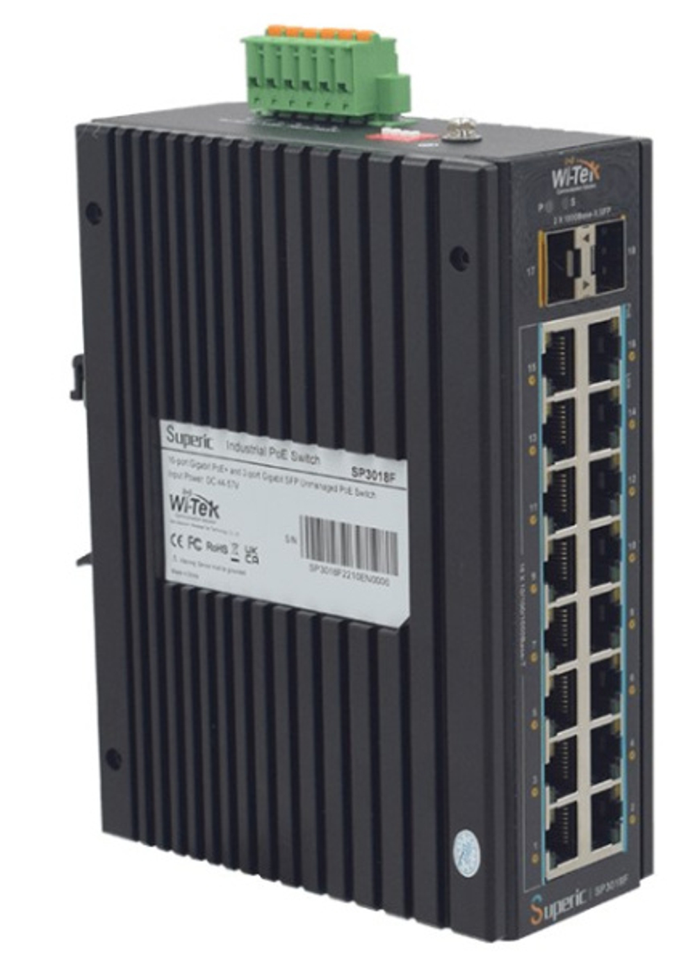 Коммутатор неуправляемый Wi-Tek SP3018F