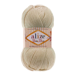 Беби бест (Baby best) пряжа Alize 10% бамбук 90%акрил 5х100г/240м 599 Слоновая кость