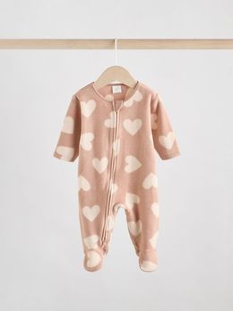 Комбинезон / Cлип для малышей флисовый Next AW2-299, 2 шт., Бежевый