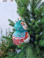 Матрешка стеклянная Анечка