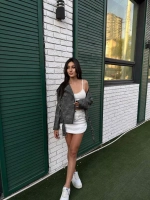 Косуха куртка кожаная oversize