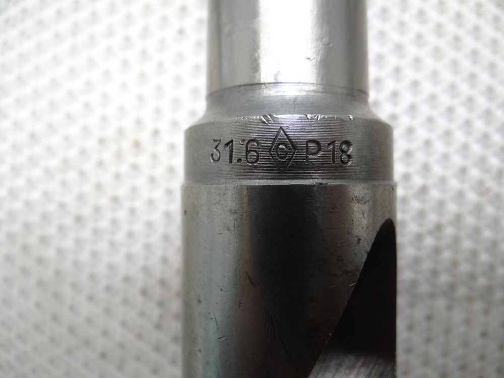 Сверло 31.6мм (180х320) Р18 к\х К/М3 СССР