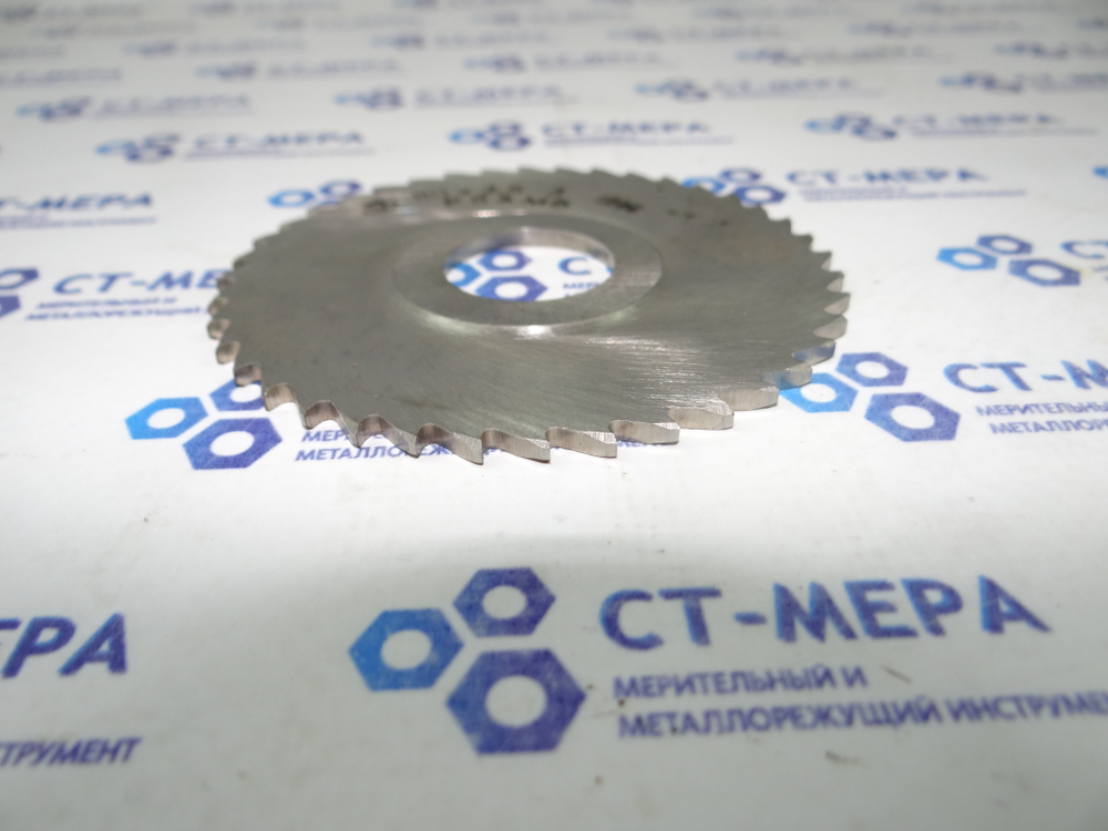 Фреза отрезная по металлу 80х2.5х22мм. z=40 Р6АМ5 с фаской без ш/п