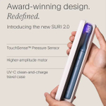 SURI Электрическая зубная щетка 2.0 Sonic Electric Toothbrush with UV Cleaning Travel Case, Morning Waves