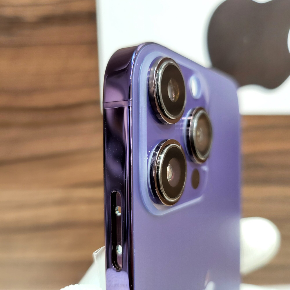 Корпус для iPhone XR в стиле iPhone 14Pro (цвет: Purple - фиолетовый)