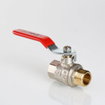 Кран шаровой Valtec BASE, стальная рукоятка 1/2" вн.-нар. (VT.215.N.04)